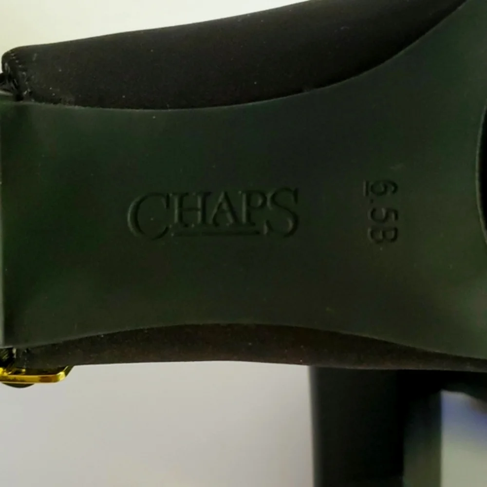 Chaps Peeptoe Slingback Booties - Picture 8 of 8